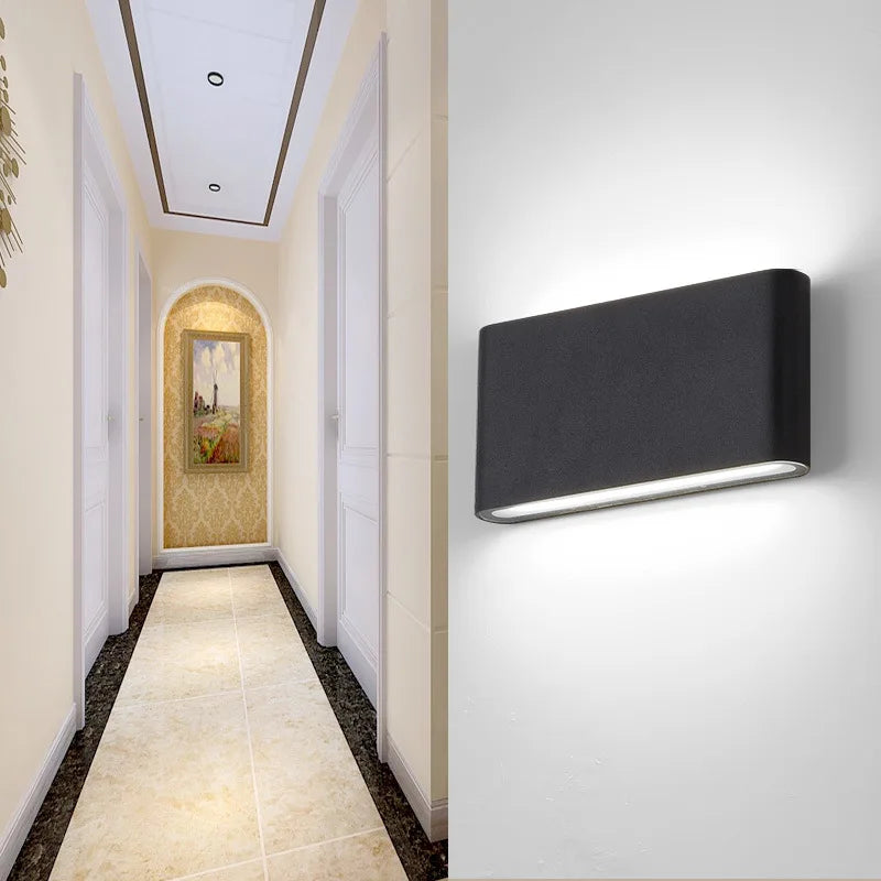 Modern Sleek Waterproof LED Wall Light