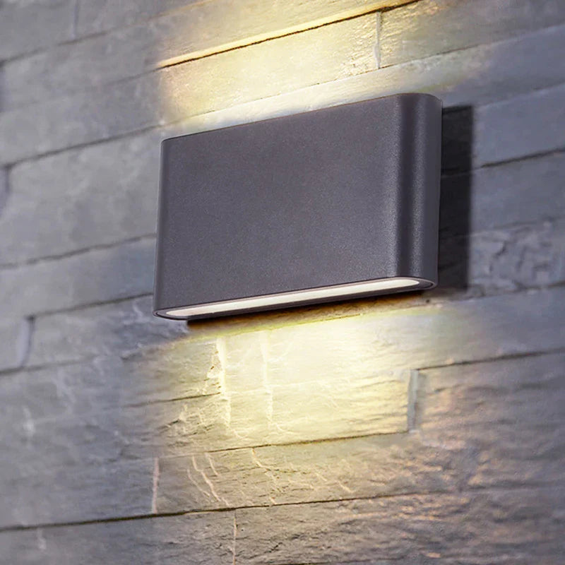 Modern Sleek Waterproof LED Wall Light