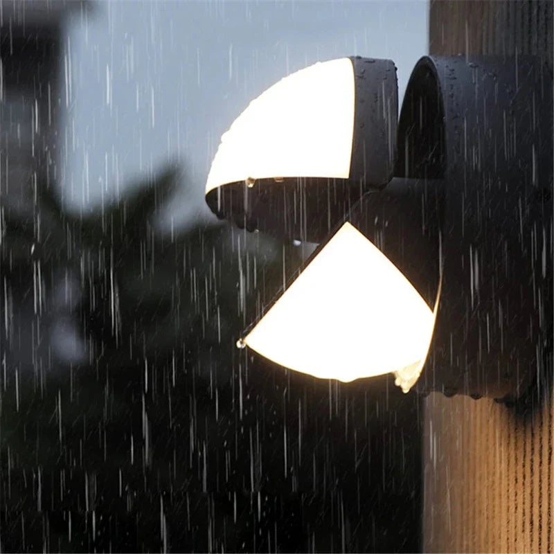 Modern Glow Outdoor LED Wall Light