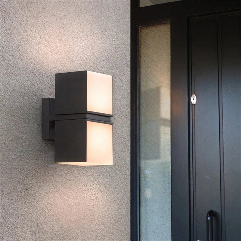 Modern Glow Outdoor LED Wall Light