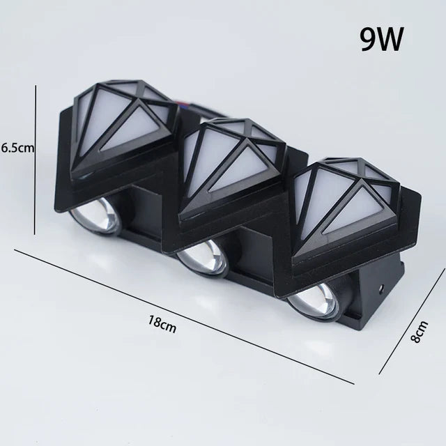 Radiant Diamond Outdoor Wall Light