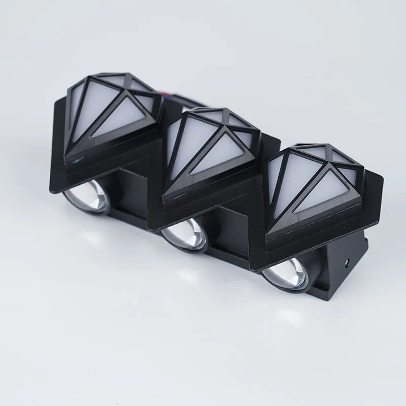 Radiant Diamond Outdoor Wall Light
