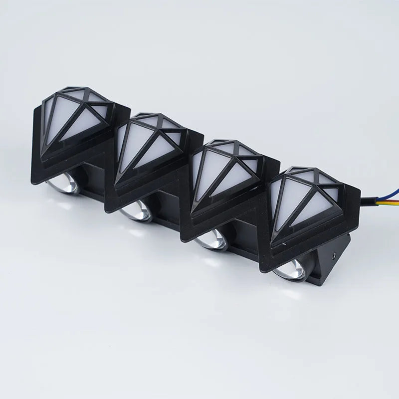 Radiant Diamond Outdoor Wall Light