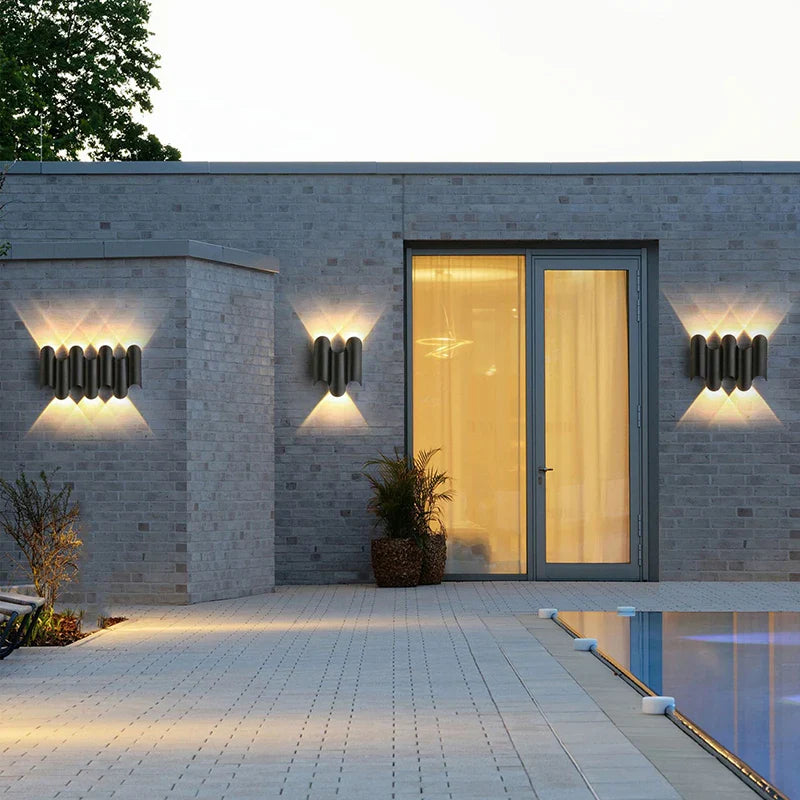 Modern Radiance Metallic Wall Light
