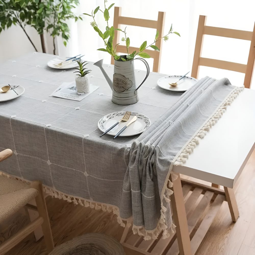 Timeless Plaid Comfort Tablecloth