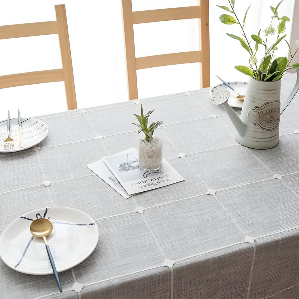 Timeless Plaid Comfort Tablecloth