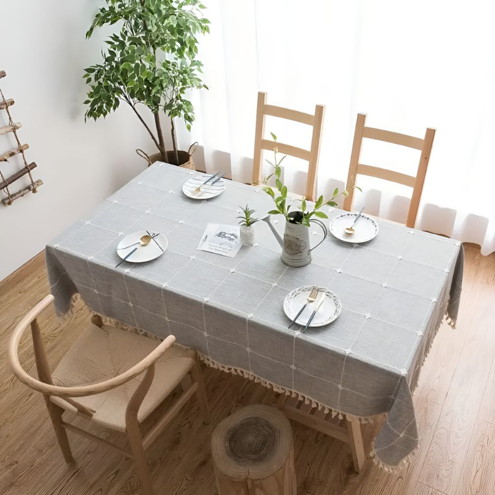 Timeless Plaid Comfort Tablecloth