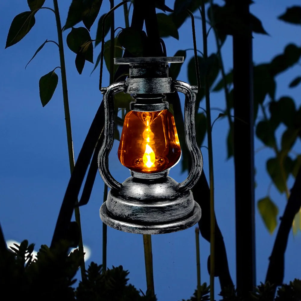 Vintage-Inspired Lamp Decoration