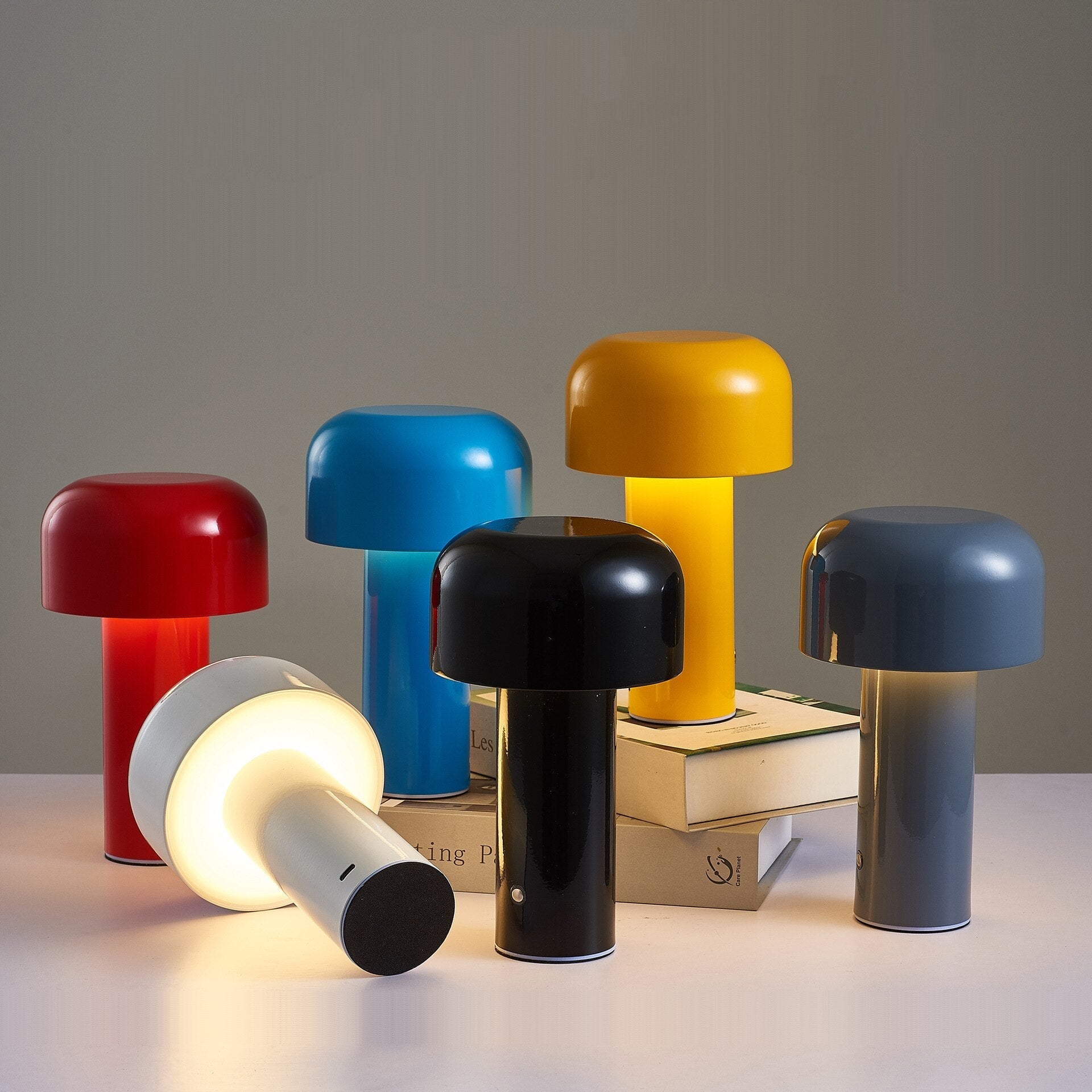 Mushroom-Shaped Portable LED Desk Lamp