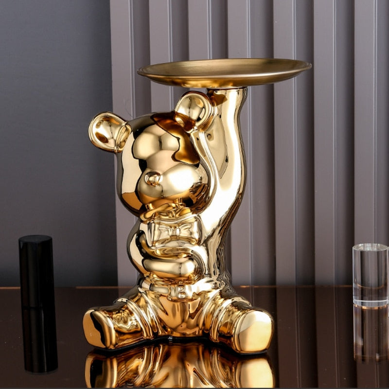 Multifunction Decorative Bear Shelf