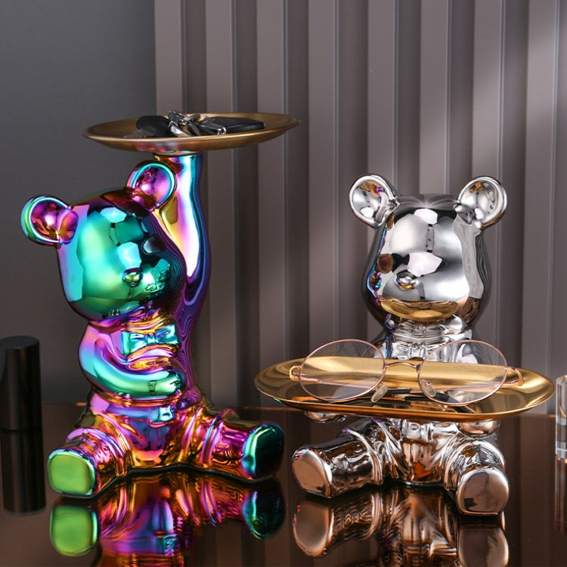 Multifunction Decorative Bear Shelf