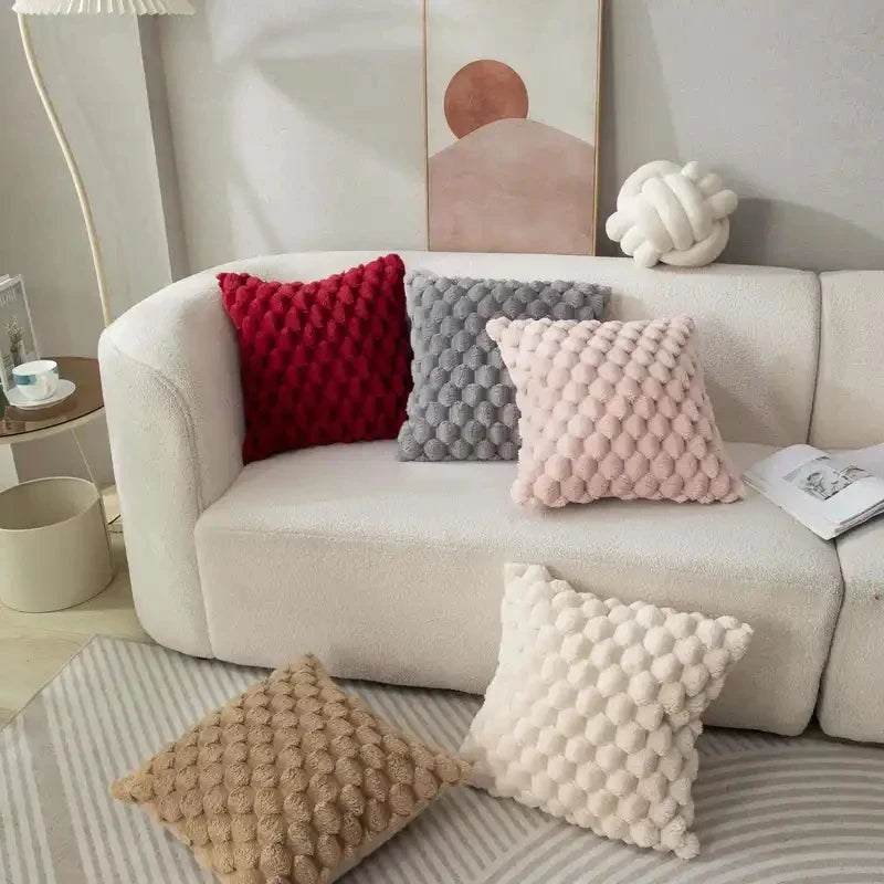 Boho Pineapple Grid Turtle Pattern Soft Cushion Cover