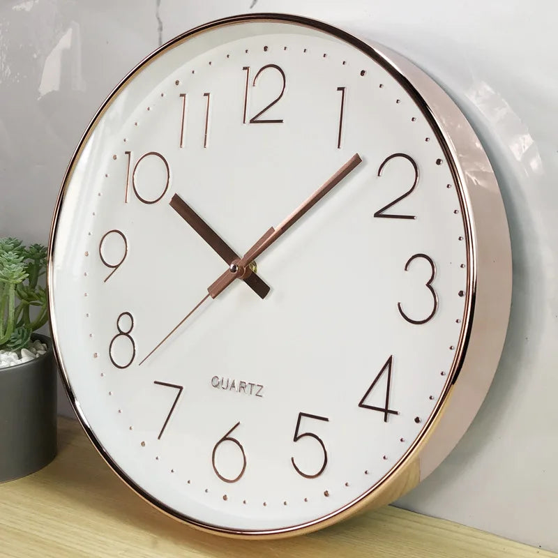 Whisper Time Silent Non-Ticking Wall Clock