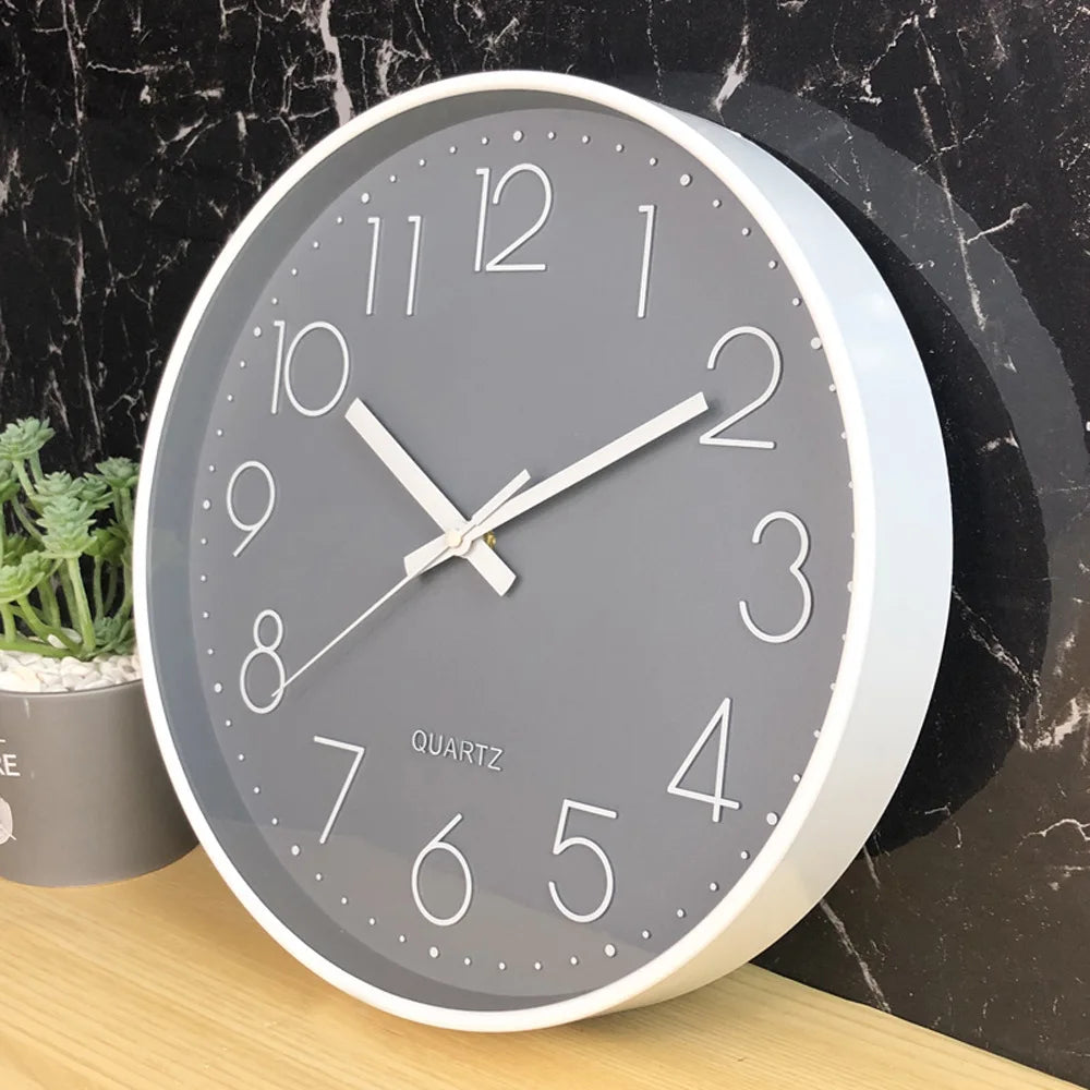 Whisper Time Silent Non-Ticking Wall Clock
