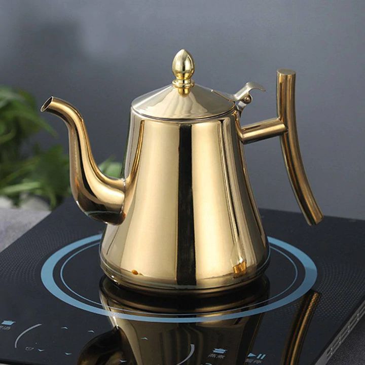 Premium Stainless Steel Induction Kettle with Filter
