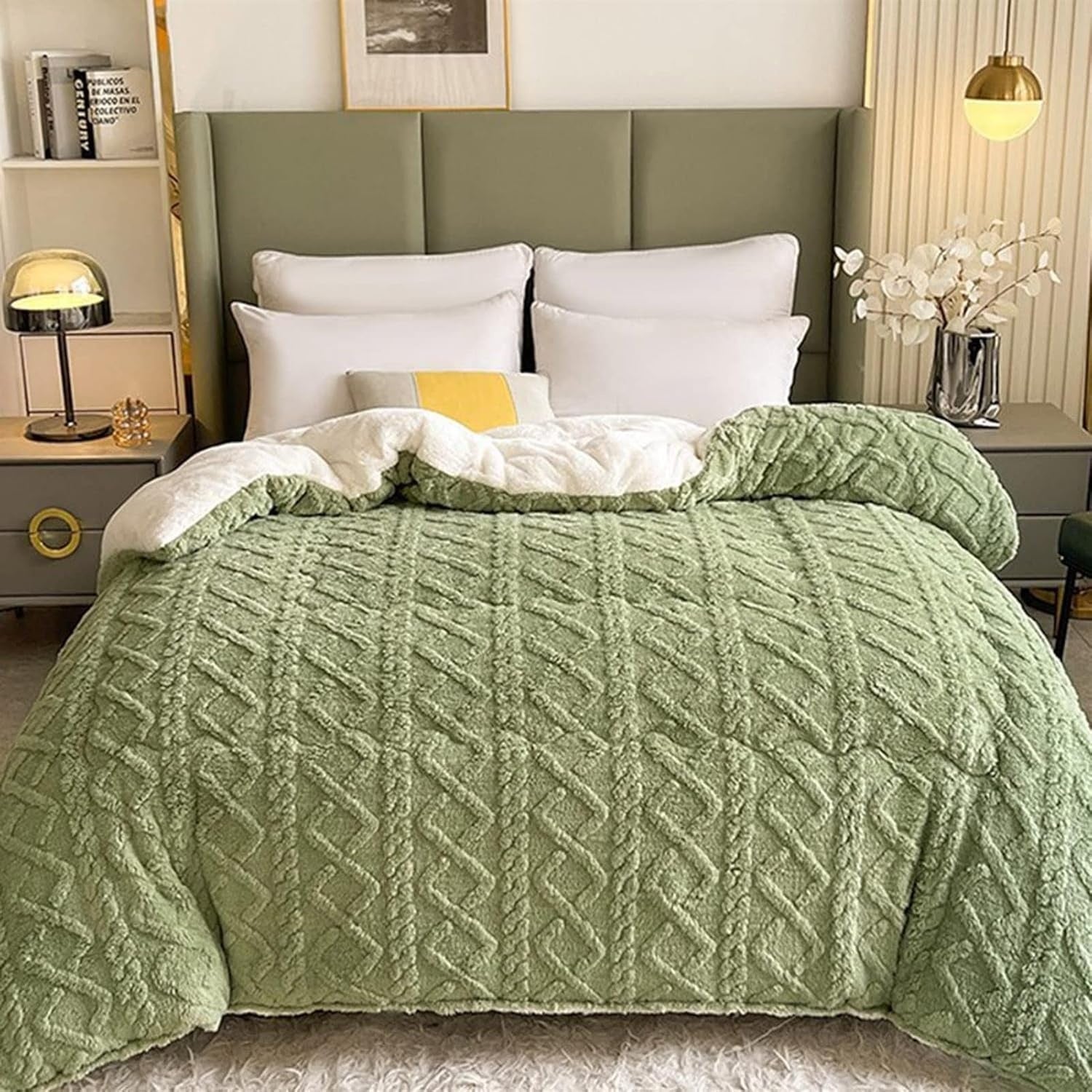 Ultra Cozy Winter Sherpa Blanket