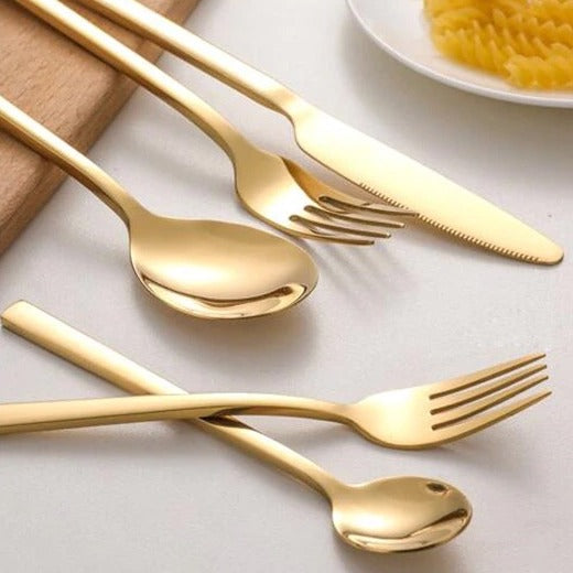 Modern Luxe Cutlery Utensil Set | 30-Piece