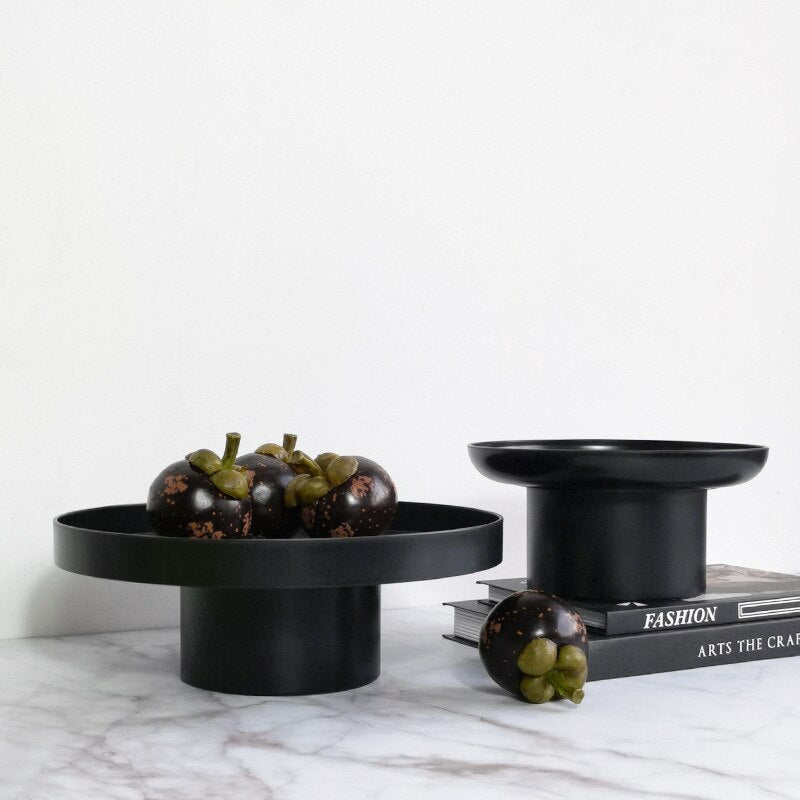 Minimalist Acrylic Round Stand Tray
